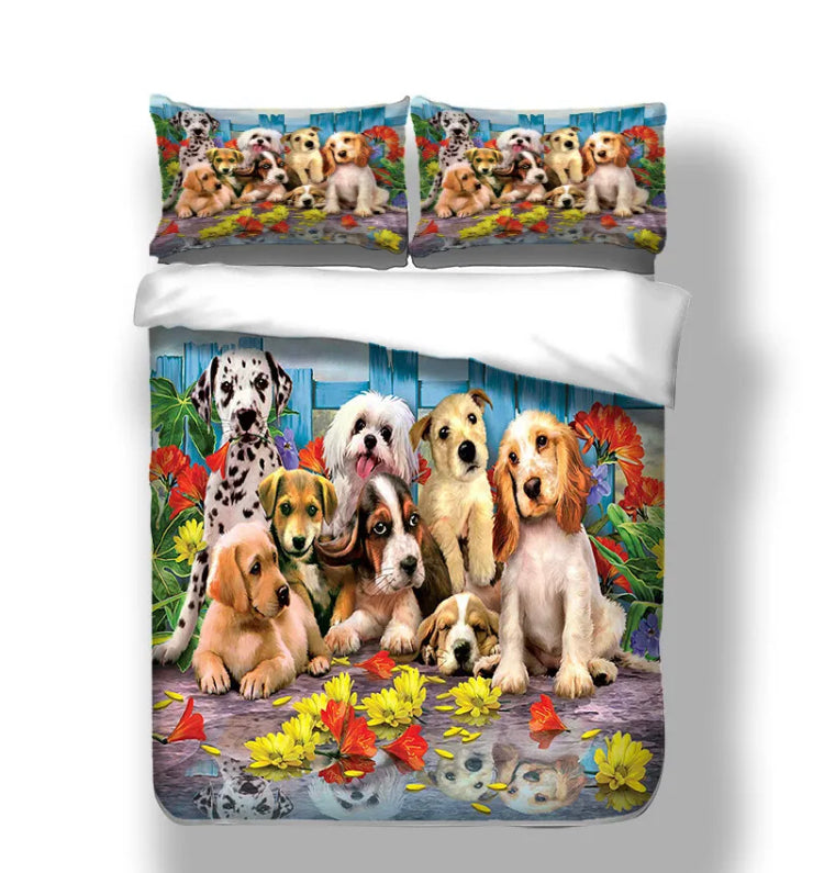 Puppy duvet cover best sale