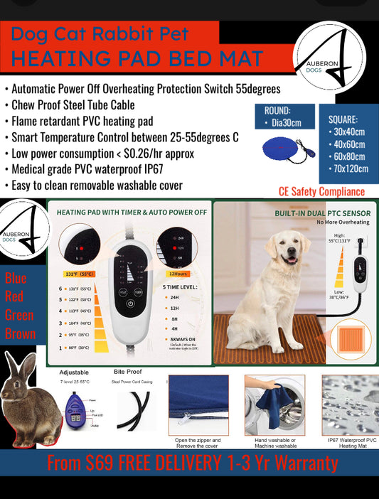 PET HEATING PADS…. Winter is here and it’s freezing already!