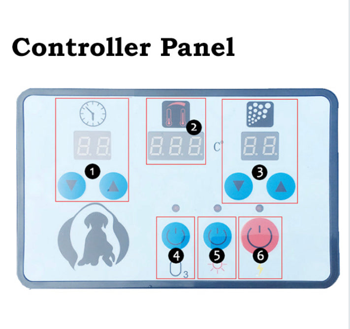 Dog Bath Tub 106cm Ozone Hydrotherapy Spa HydroBath Tub Thermostat Constant Temp Control •Pro/Home use