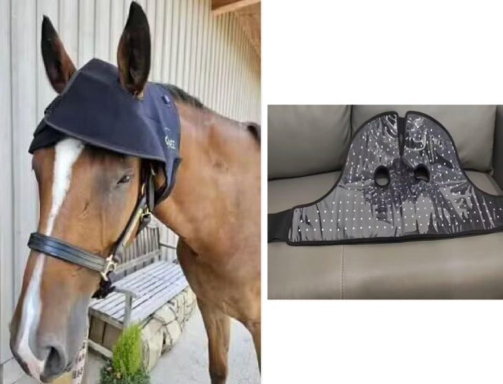 NEW Equine Infrared IRLT Poll Cap Hood Wrap **Built in Battery** Use anywhere anytime