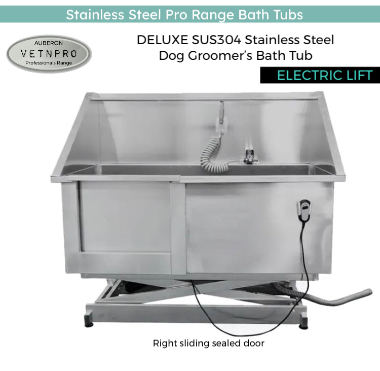 Dog grooming Electric Lift SS304 pro range Bath Tub 130cm Hand Control