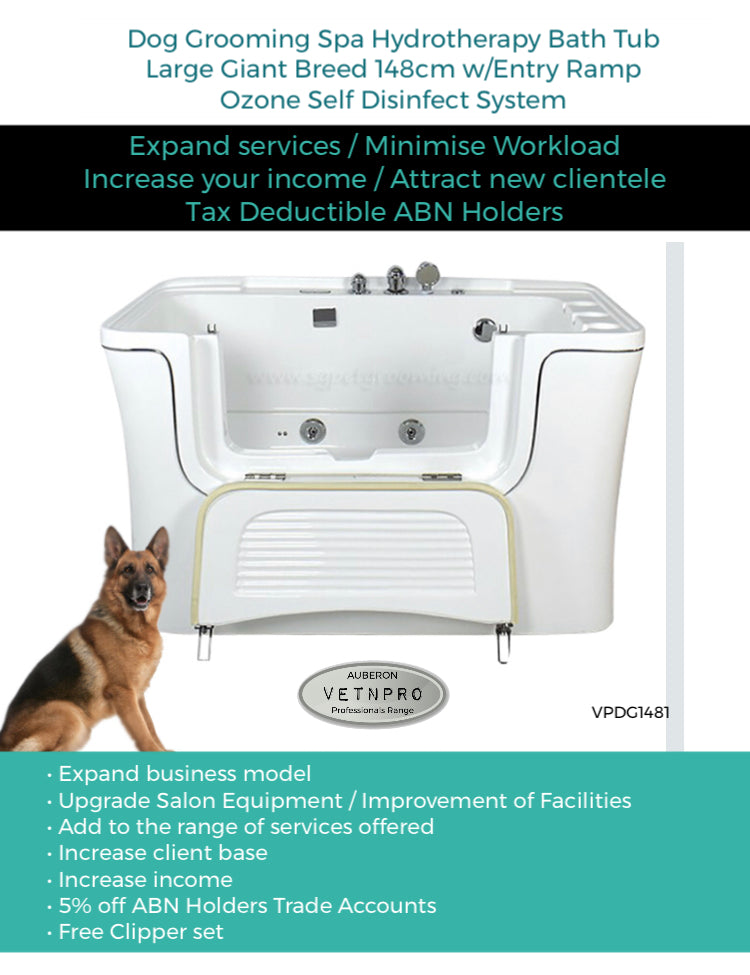 Dog bath outlet system