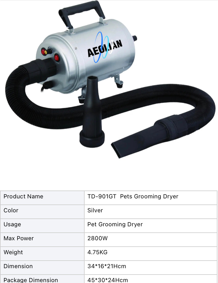 Aeolus clearance dog dryer