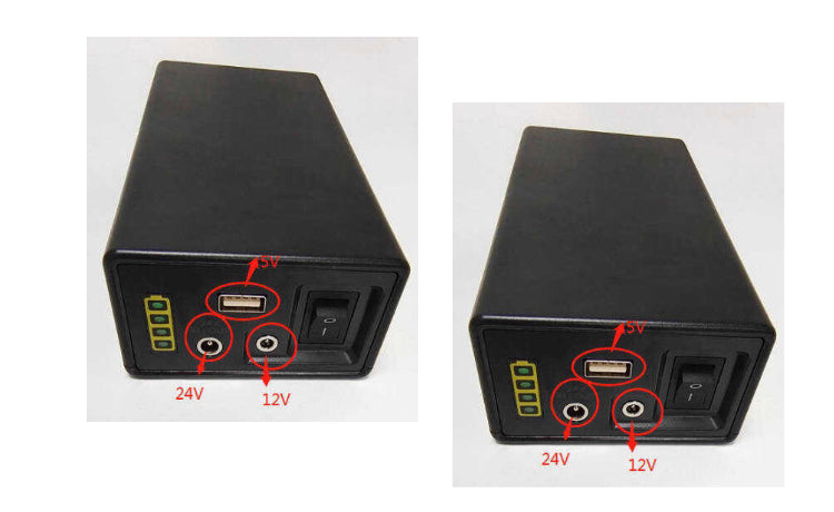 Powerbank Battery 44800mAh for DC5V/2A  DC12V DC24V IRLT range & other devices