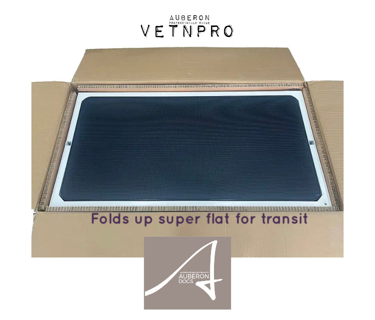 Auberon VetnPro SuperLo Electric Lift Dog grooming table just 30cm at lowest height handsfree smooth foot pedal control