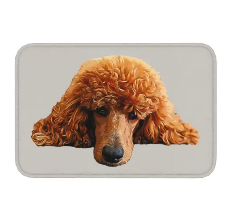 Door Mats many gorgeous designs “Poodle themed” Floor Mats Salon Home Office Kennels Grooming Base Mats Non Slip