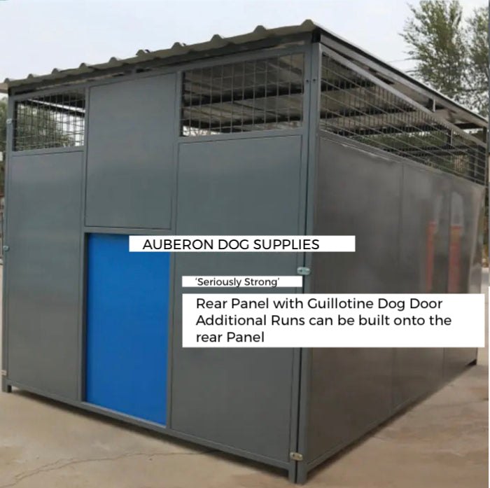 Dog Kennel Run 2.4x1.8m or 4.4x1.8m indestructible safe secure Yard Enclosure w/Roof ‘Seriously Strong’ ESL85+yrs