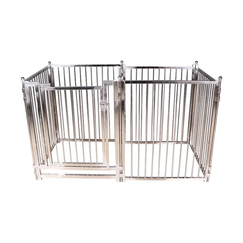 Stainless dog crate sale