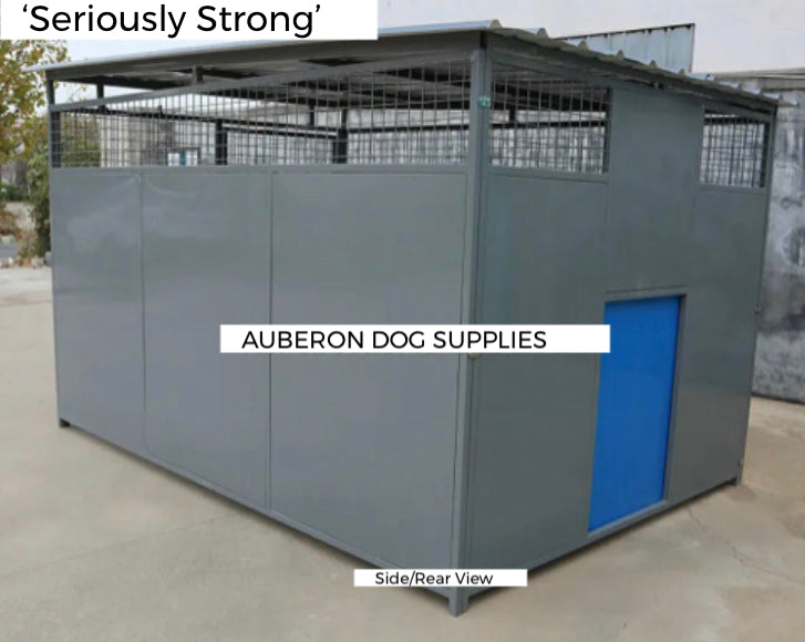 Dog Kennel Run 2.4x1.8m or 4.4x1.8m indestructible safe secure Yard Enclosure w/Roof ‘Seriously Strong’ ESL85+yrs