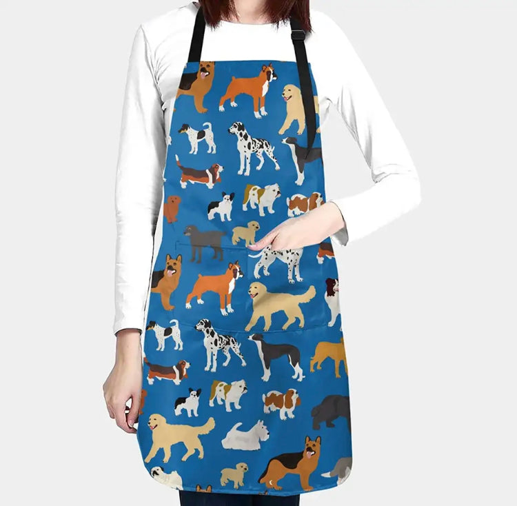 Aprons Uniform Dog Themed Groomers Home Professionals many fantastic designs