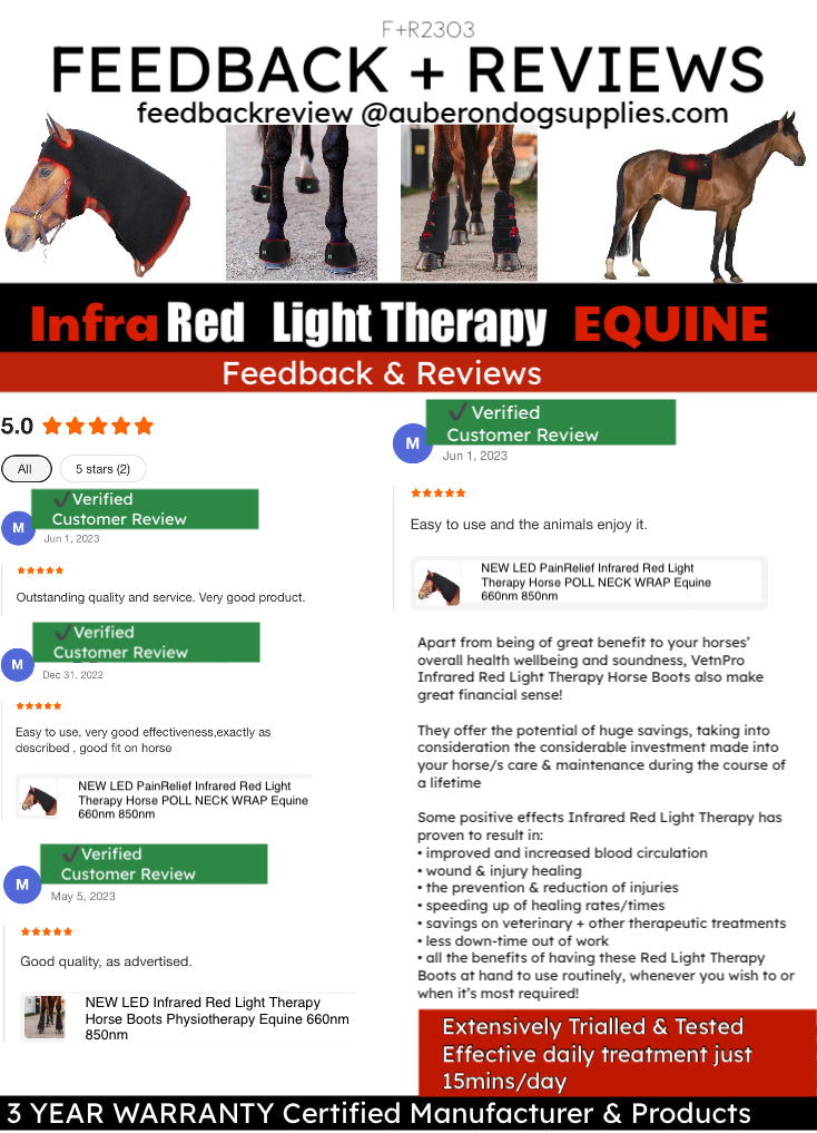 NEW Equine Infrared IRLT Poll Cap Hood Wrap **Built in Battery** Use anywhere anytime