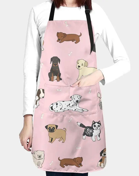 Aprons Uniform Dog Themed Groomers Home Professionals many fantastic designs