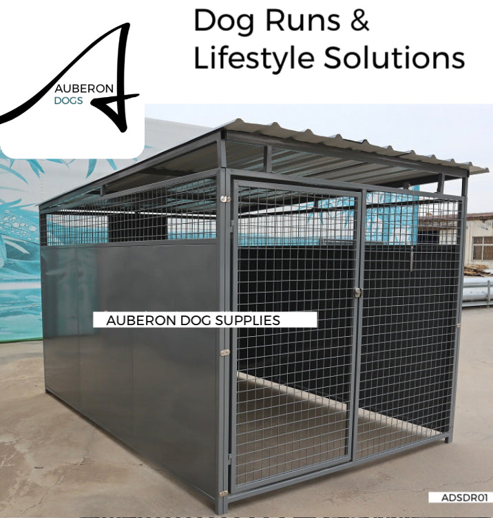 Dog Kennel Run 2.4x1.8m or 4.4x1.8m indestructible safe secure Yard Enclosure w/Roof ‘Seriously Strong’ ESL85+yrs