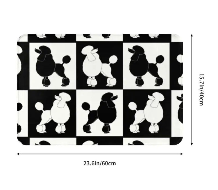 Door Mats many gorgeous designs “Poodle themed” Floor Mats Salon Home Office Kennels Grooming Base Mats Non Slip