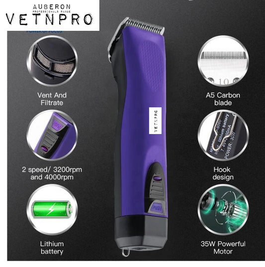 Dog Clippers Pro Range Wahl Andis + Oster A5 Compatible Cord + Cordless Various Colours Dog Grooming VetnPro Range