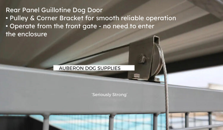 Dog Kennel Run 2.4x1.8m or 4.4x1.8m indestructible safe secure Yard Enclosure w/Roof ‘Seriously Strong’ ESL85+yrs