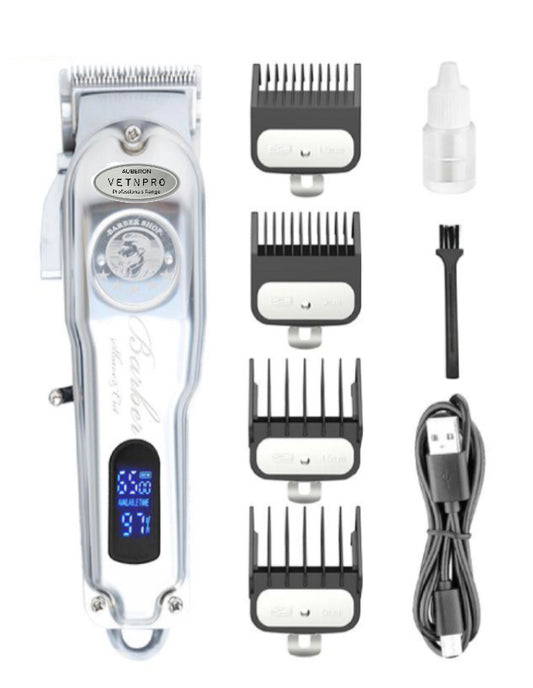 Dog Groomer Pro Range Clipper Digital Display Cordless 300mins Work Time