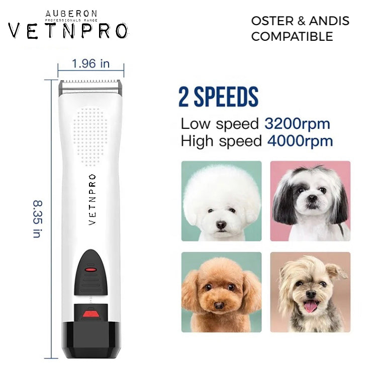 Dog Clippers Pro Range Wahl Andis Oster A5 Compatible Cord Cordless Various Colours Dog Grooming VetnPro Range