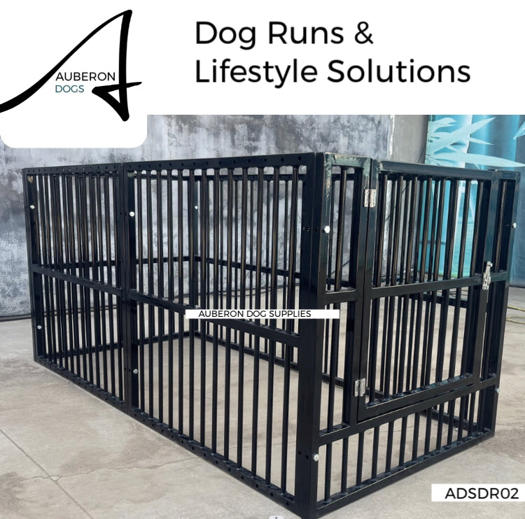 Dog Enclosure Puppy Play Pen Steel Safe Secure Strong Heavy Duty Portable