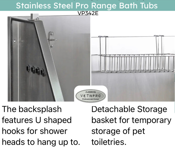 NEW! COLOURS STAINLESS STEEL Electric Lift pro range Bath Tub Medium 130cm custom SS tubs in your favourite colour