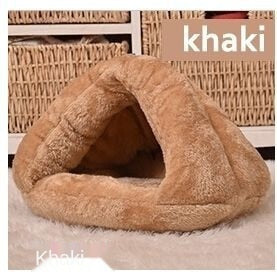 Dog Cat Pet Bed Super Soft & Snug Cave Washable Plush hideaway winter warm bed cosy
