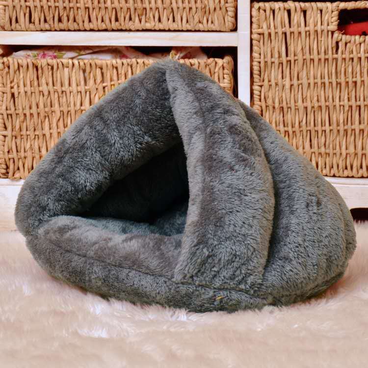 Dog Cat Pet Bed Super Soft & Snug Cave Washable Plush hideaway winter warm bed cosy