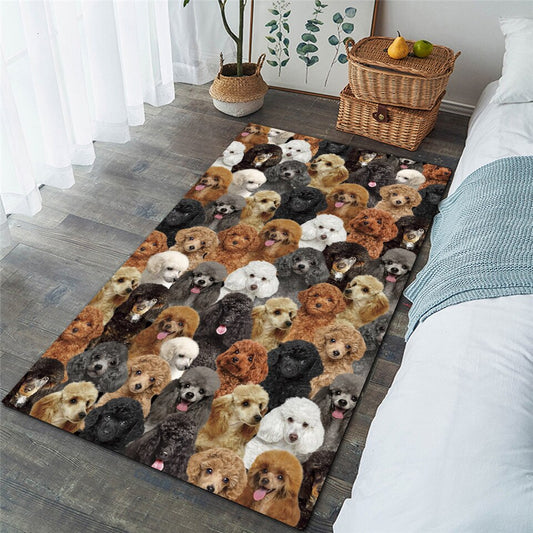 Floor Rug Breed Themed Breed Specific Floor Rug Mat Carpet 3D Medium to Large Sizes