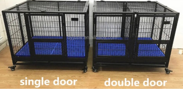 Carbon Steel Square tube + Wire Crate on wheels