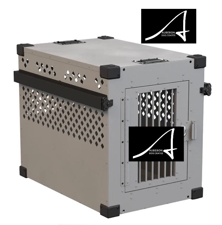 Aluminium Indestructible RIGID RANGE Dog Crate Stackable Dog Pet Puppy Crates Trolley Cage