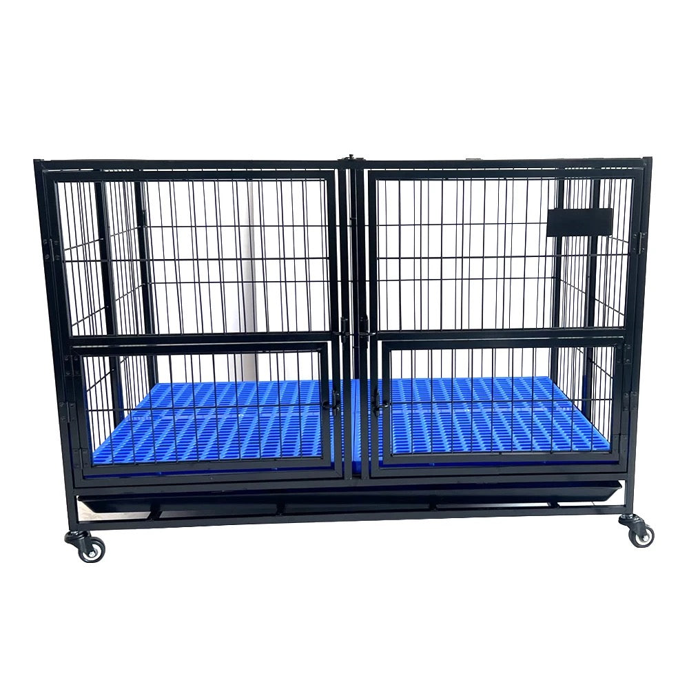 Carbon Steel Square tube + Wire Crate on wheels