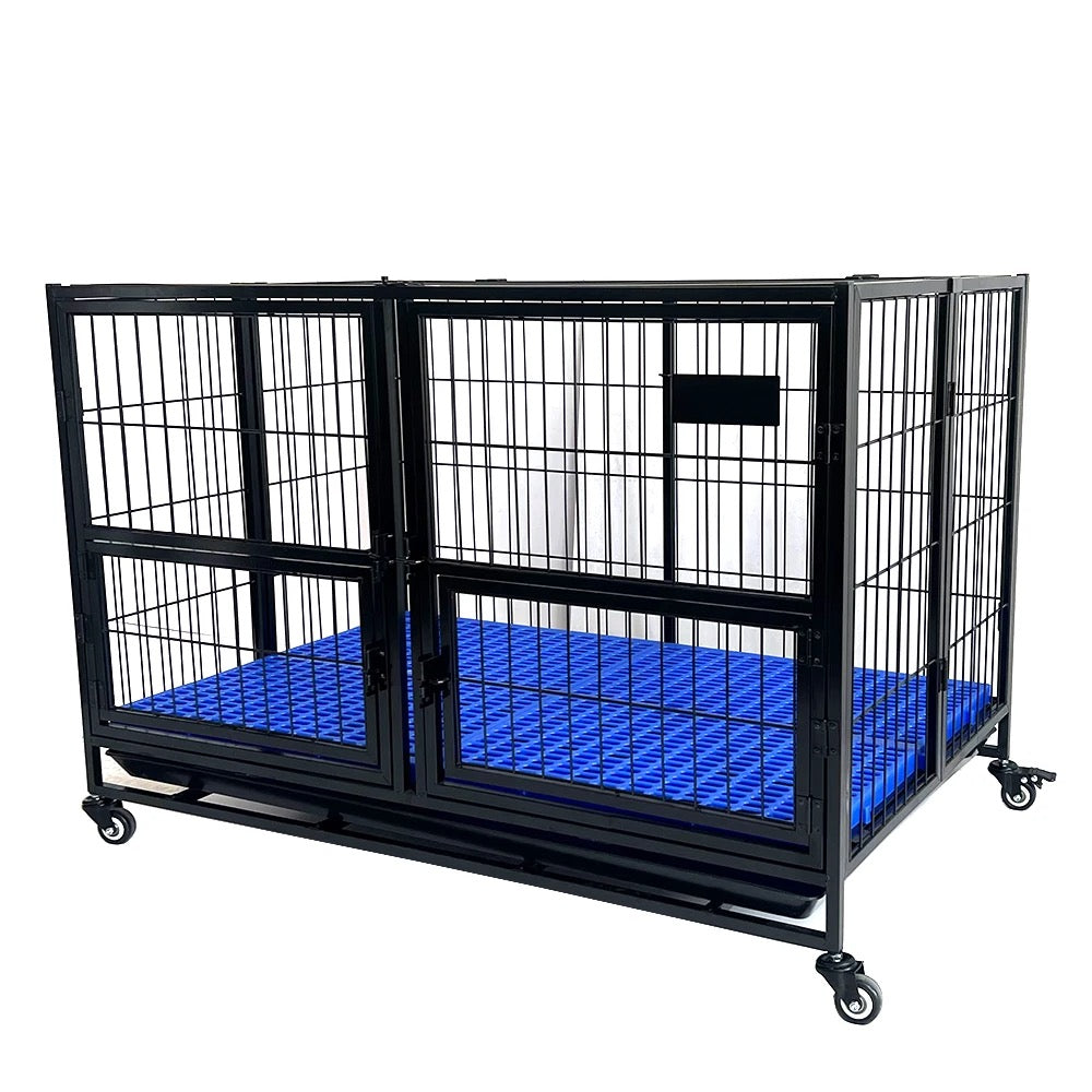 Carbon Steel Square tube + Wire Crate on wheels