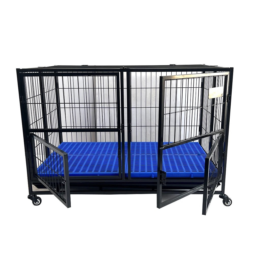 Carbon Steel Square tube + Wire Crate on wheels