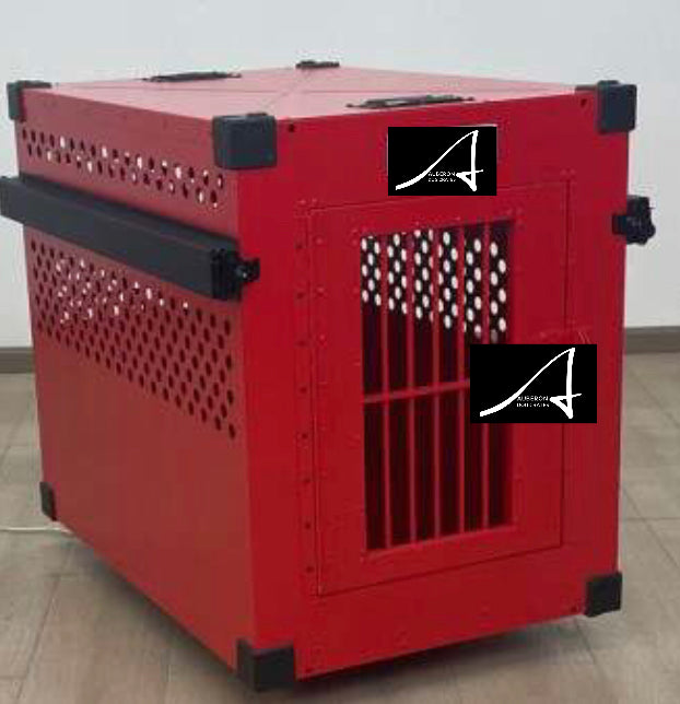 Aluminium Indestructible RIGID RANGE Dog Crate Stackable Dog Pet